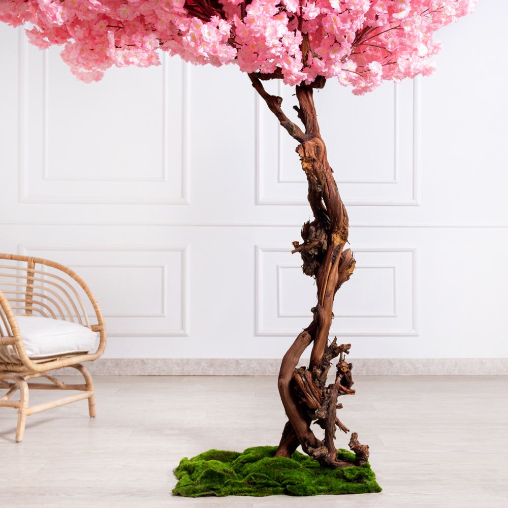 250/ОС/225-2(з)(F) Сакура искусственная h250см на основании, розовая_1