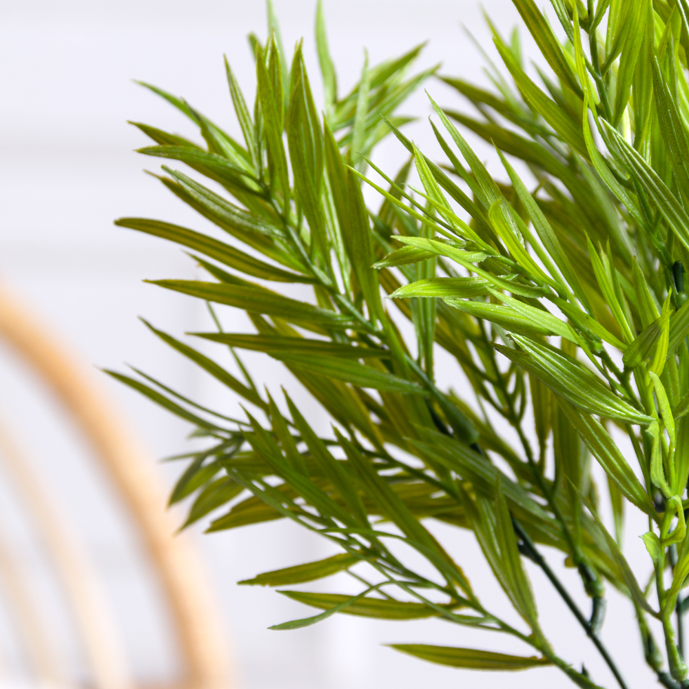 7143/9116-5/9СЧ(F) Погонатерум искусственный куст 5 частей h34см, сочно-зеленый_1