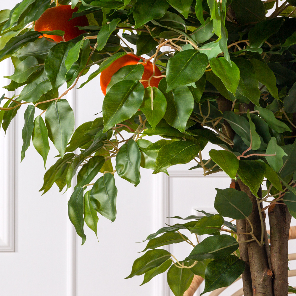 160/РПК/24М(з)(Пр) Мандарин искусственный с плодами h160см _2