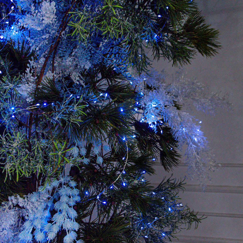 ДЛ187/СВ03с(Пр)(Fix)(F)Декор вход.группы h290см н/прутьях, прист.с гирляндой 