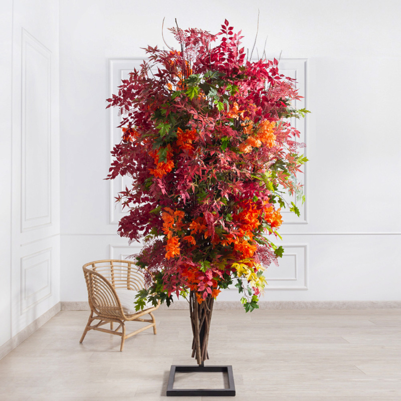 Л145-1(Пр)(F) Лиана искусственная осенняя, двухсторонняяL260см_6