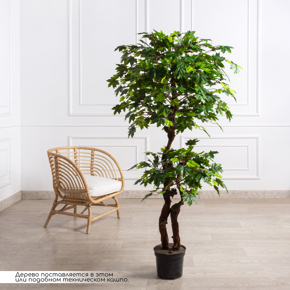 160/2К/ОС/29(F) Клён искусственный крупный лист h160см_1