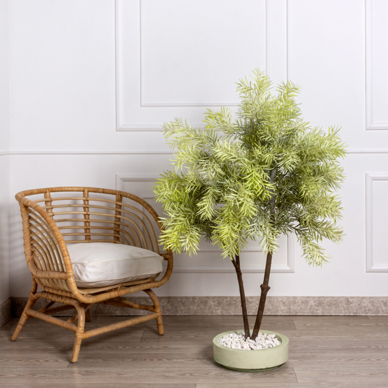 120/РН/506 Дерево искусственное интерьерное h120см, мята