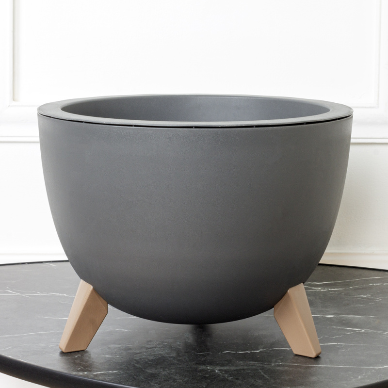 707/К2702/М3187(Fix) Кашпо Флориан d35см, h25,5см, 12л, графит_3