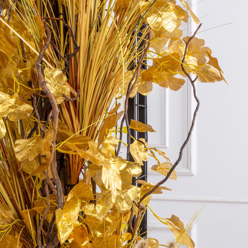 ДЛ171 (F) Декор входной группы h 280 см на стволах,пристенный, золото_7