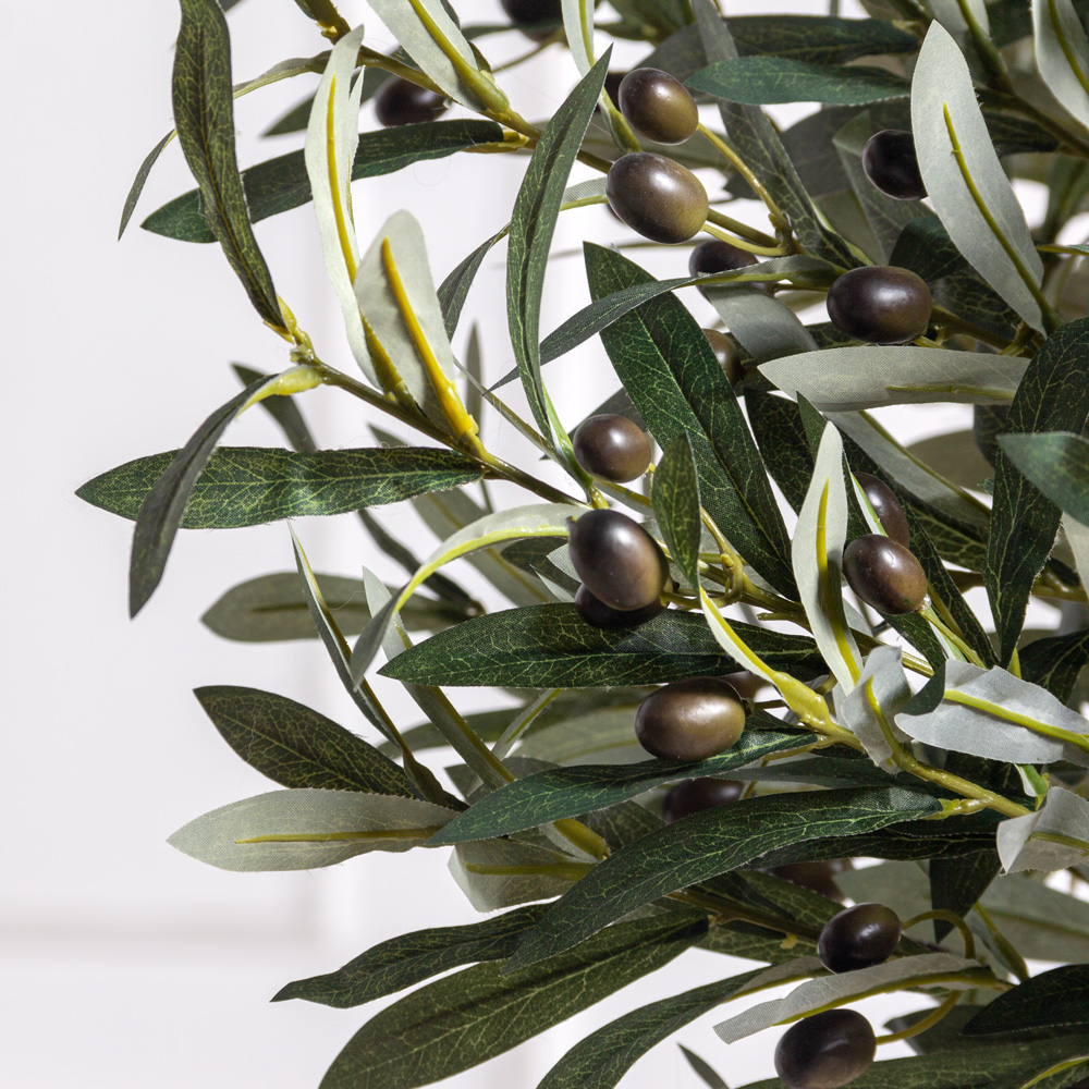 140/РН/Ш/465(Пр)(FixК)(F) Оливковое дерево искусственное с плодами h140см_3