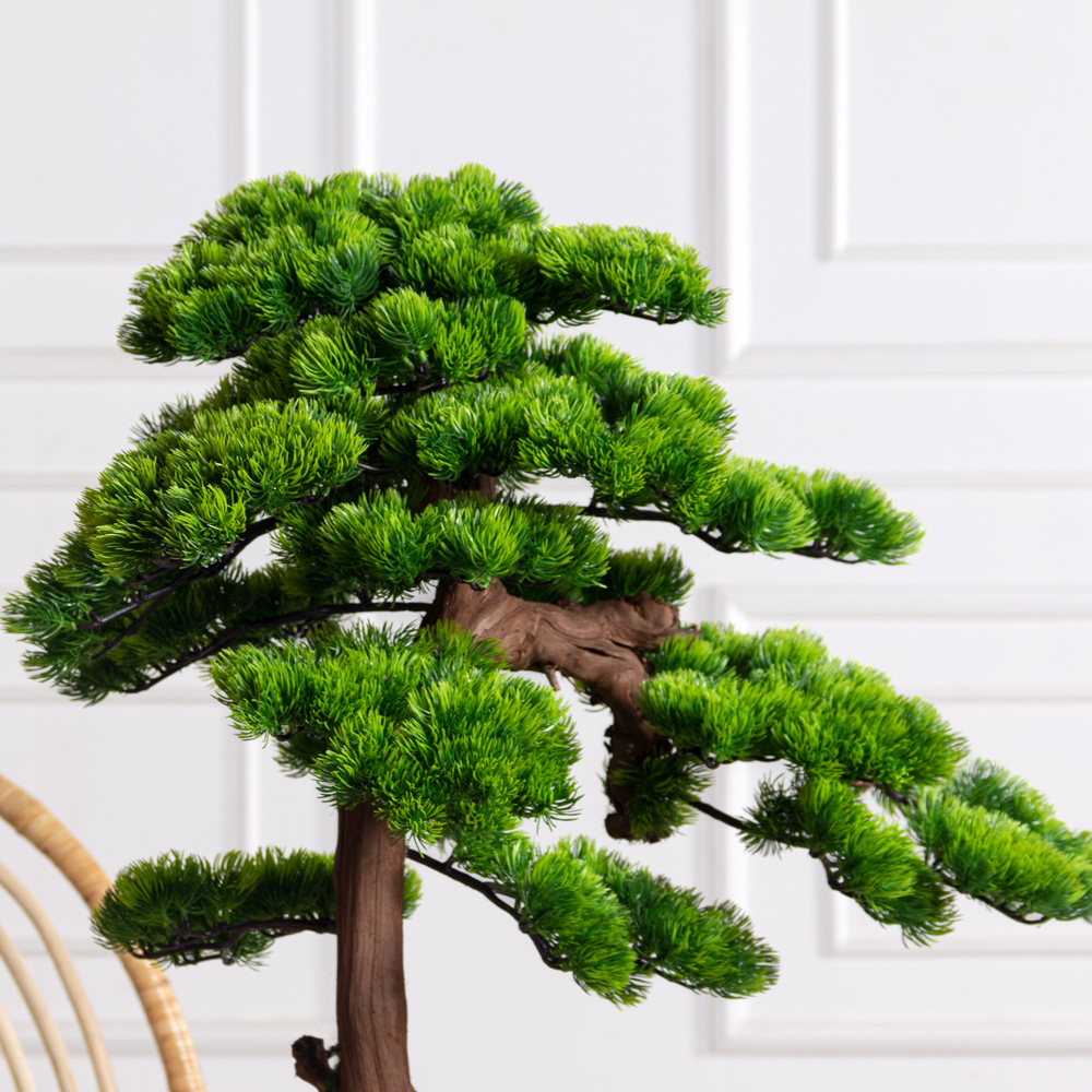 БС110/ОС/3000-1(з)(УУ)(F) Бонсай искусственный Сосна h110см d80х49см_2