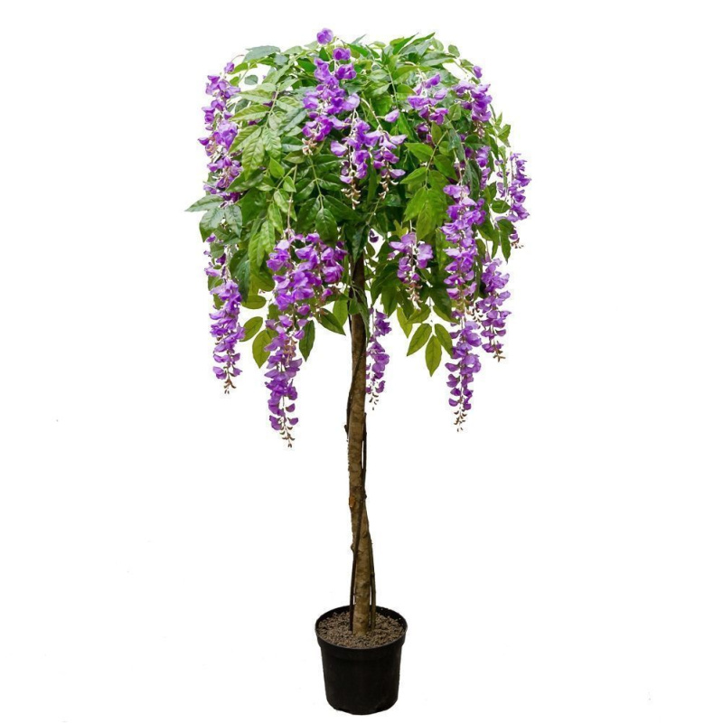 160/УК/424-2 Глициния(вистерия) сиреневая h160см (латекс)