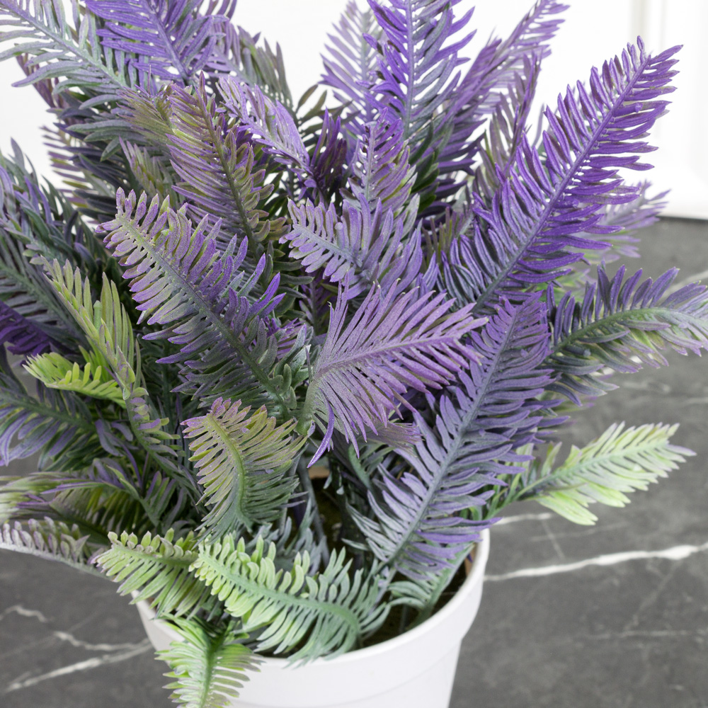 ЦС33/171-3 Тисс искусственный h21см в кашпо d11см, фиолетовый_2