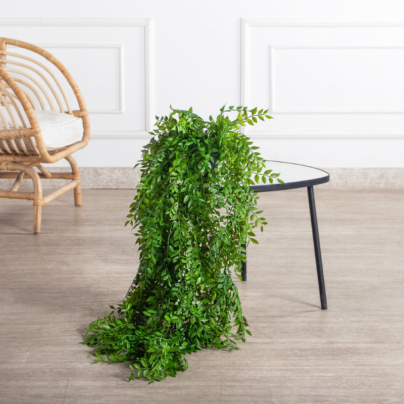 КС124(з)(F) Даксин искусственный ампельный в кашпо, d11см_1