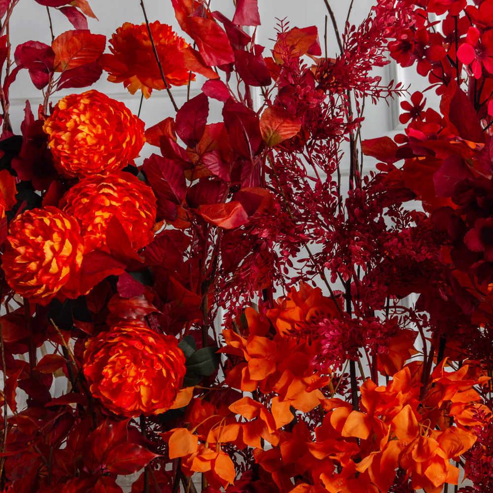 К544(Пр)(F) Композиция искусственная на основании,красно-оранжевая_6