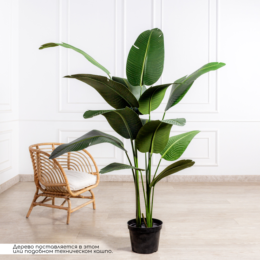 220/К/360(Fix)(F) Стрелиция искусственная h220см в кашпо_1