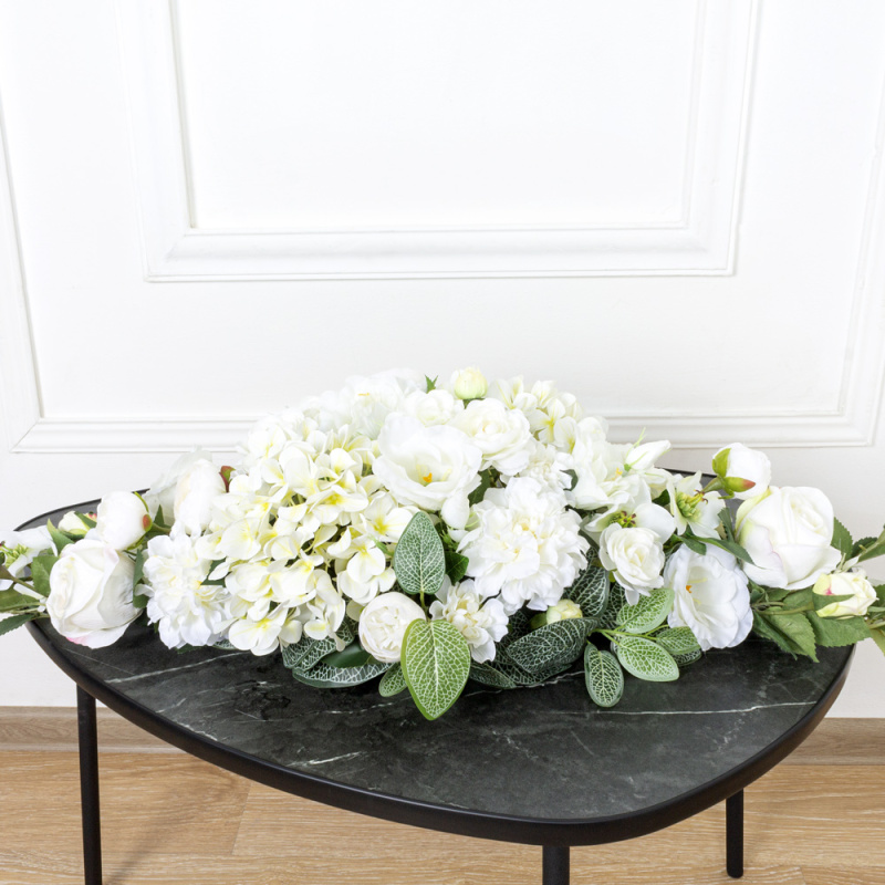 К64 Композиция цветочная на овальном основании 31*9*h3