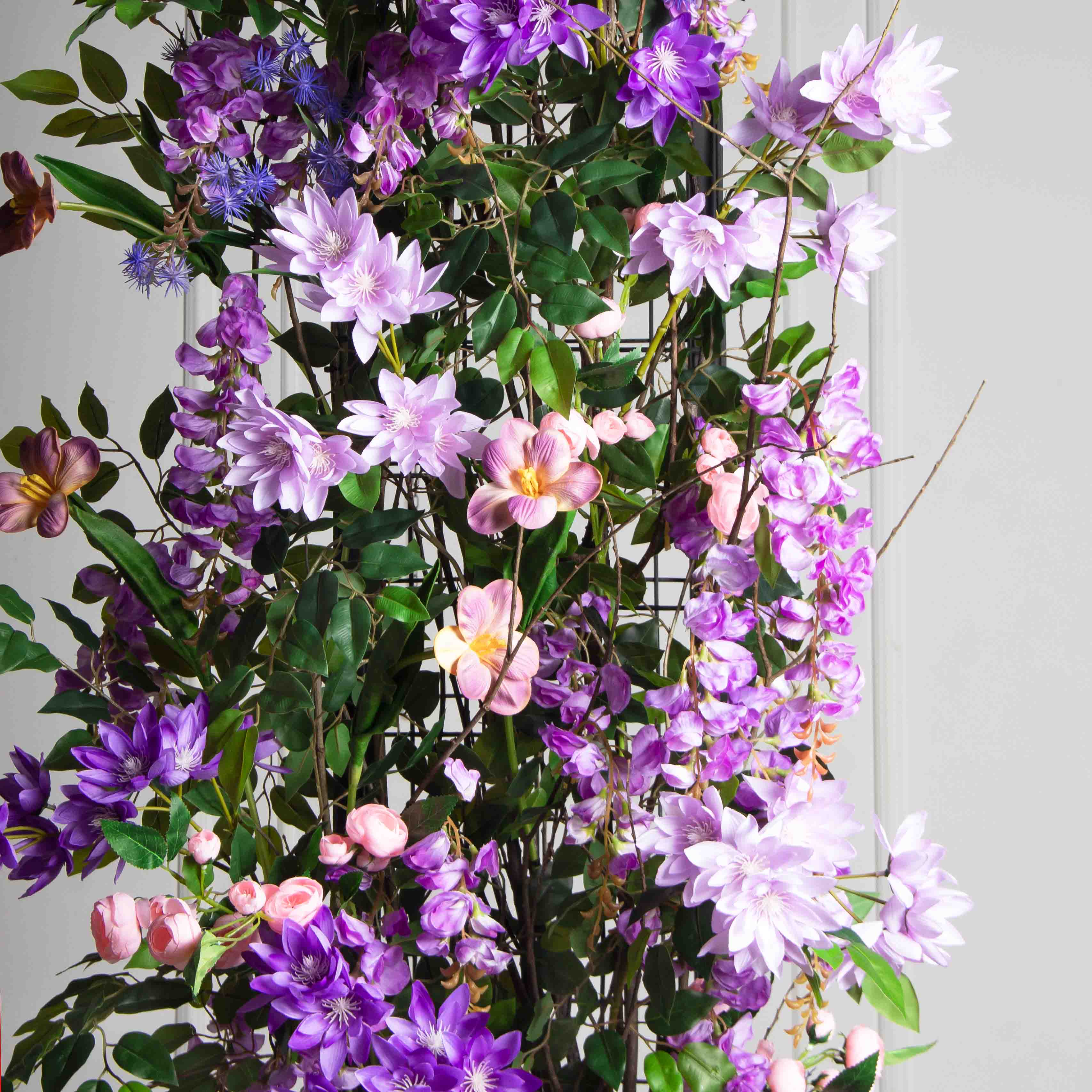 ДЛ154(Пр)(F) Декор входной группы цветочный L100см, пристенный_7