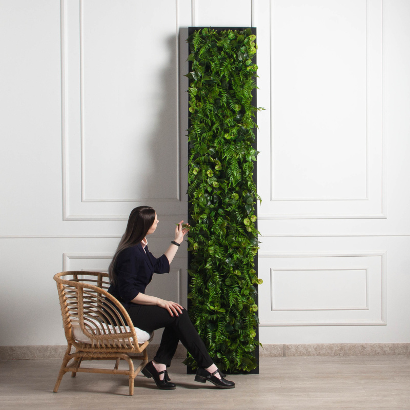 ФК96(Пр)(F) Фитокартина в черной раме 50х250см_1