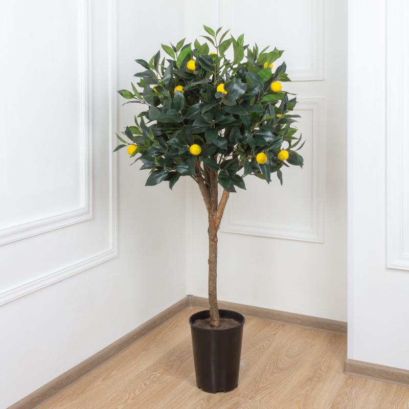 140/РН/20М Дерево искусственное Лимон с плодами h140см