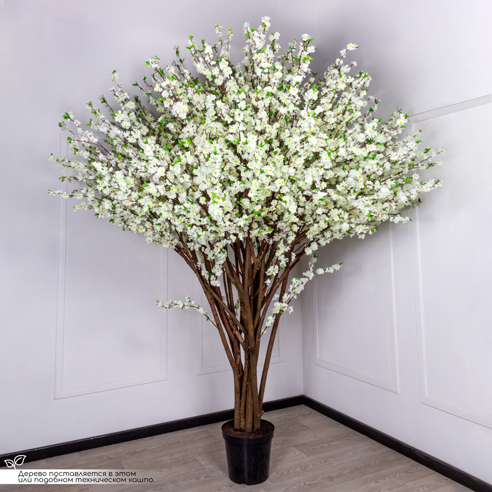 300/РН/46М-1(з) Сакура искусственная h300см,d300см(кроны)белая_1
