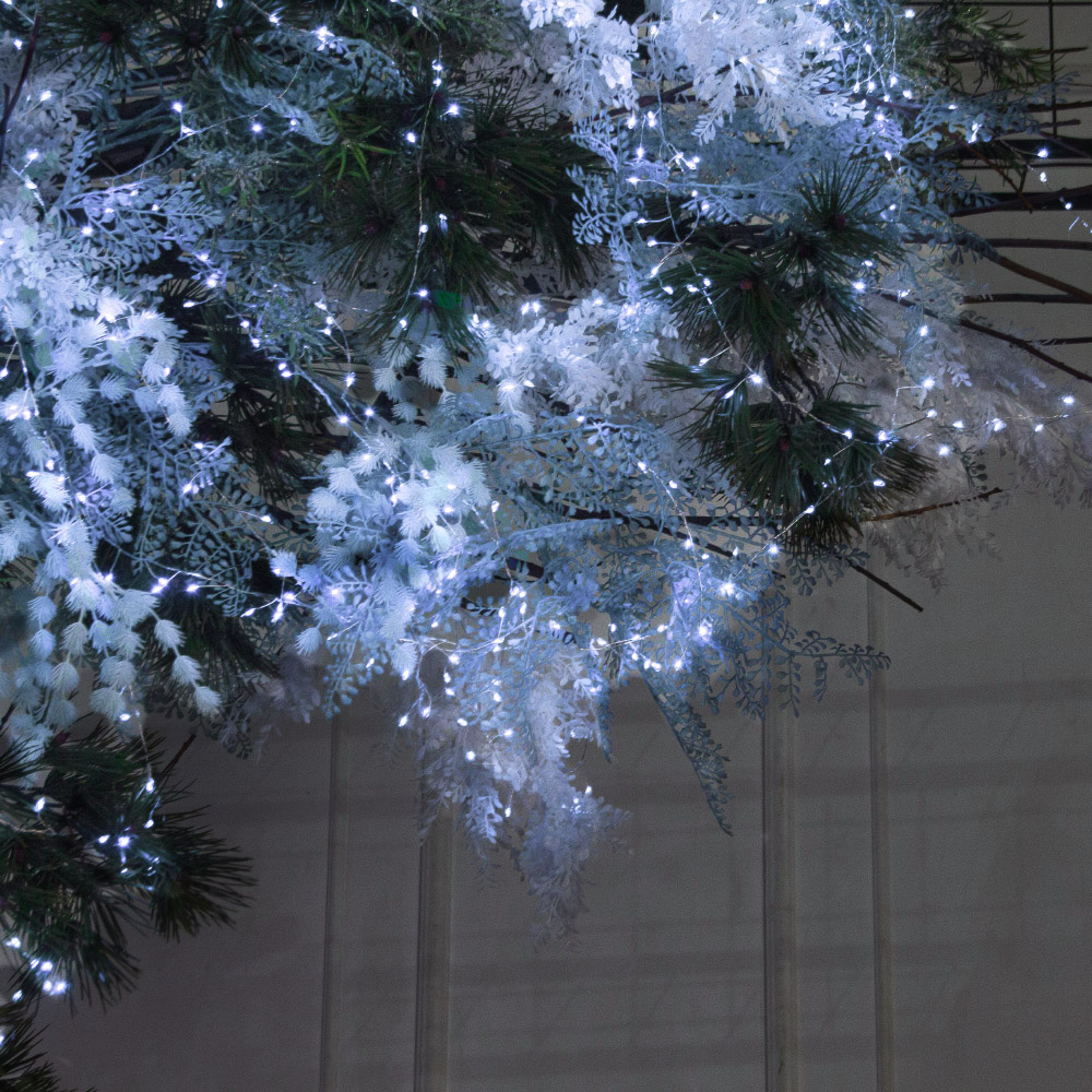 ДЛ187/СВ03х(Пр)(Fix)(F)Декор вход.группы h290см н/прутьях, прист.с гирляндой 