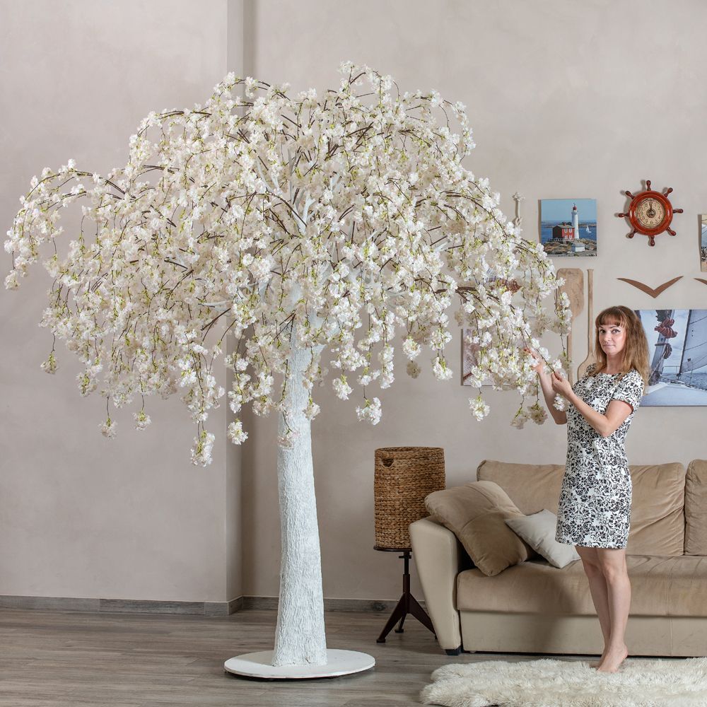 300разб/191 Сакура свисающая белая (шир.200см) h-300см_2