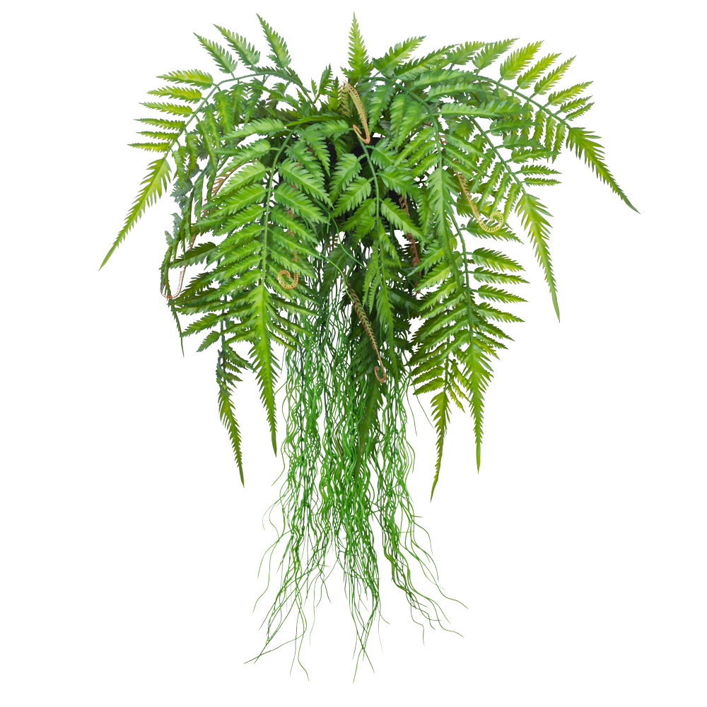 БК 10 Композиция с папоротником на блоке 15*h10