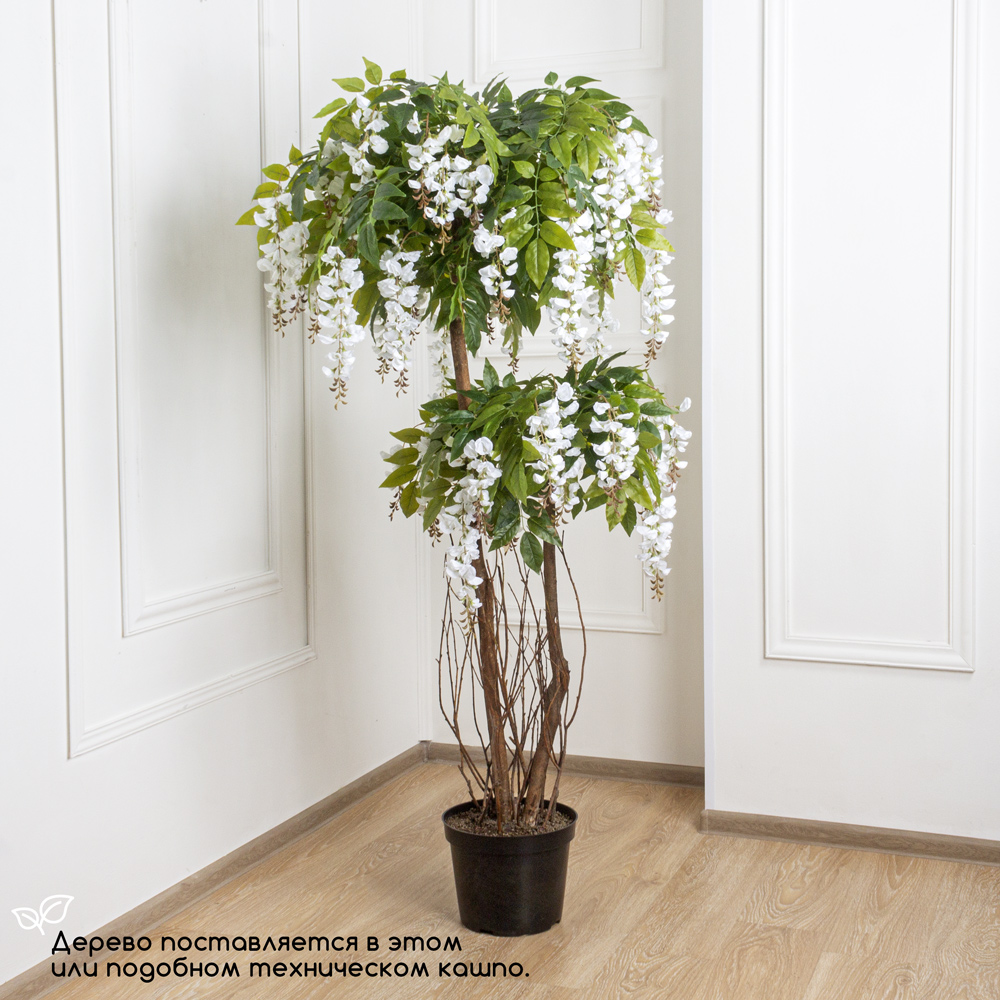 190/2К/МП/424-1 Глициния(вистерия) белая h190см(латекс)_4