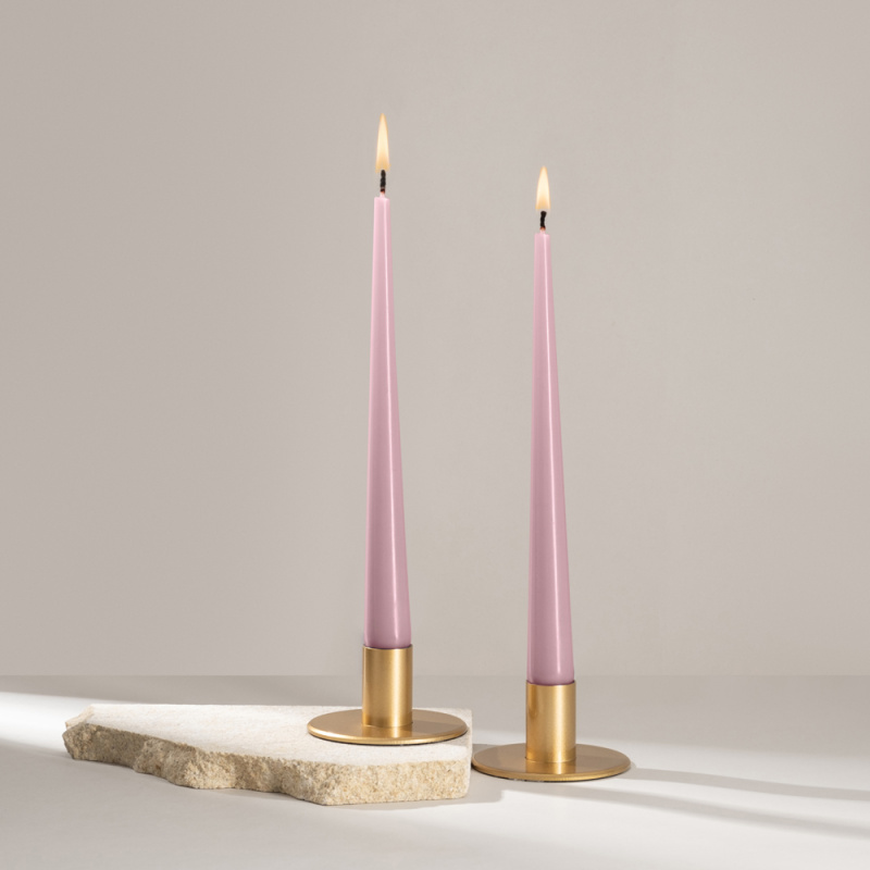 СК25-7(Fix)(F) Свеча коническая 25см Оттенок №7 (розовый) 2шт/уп