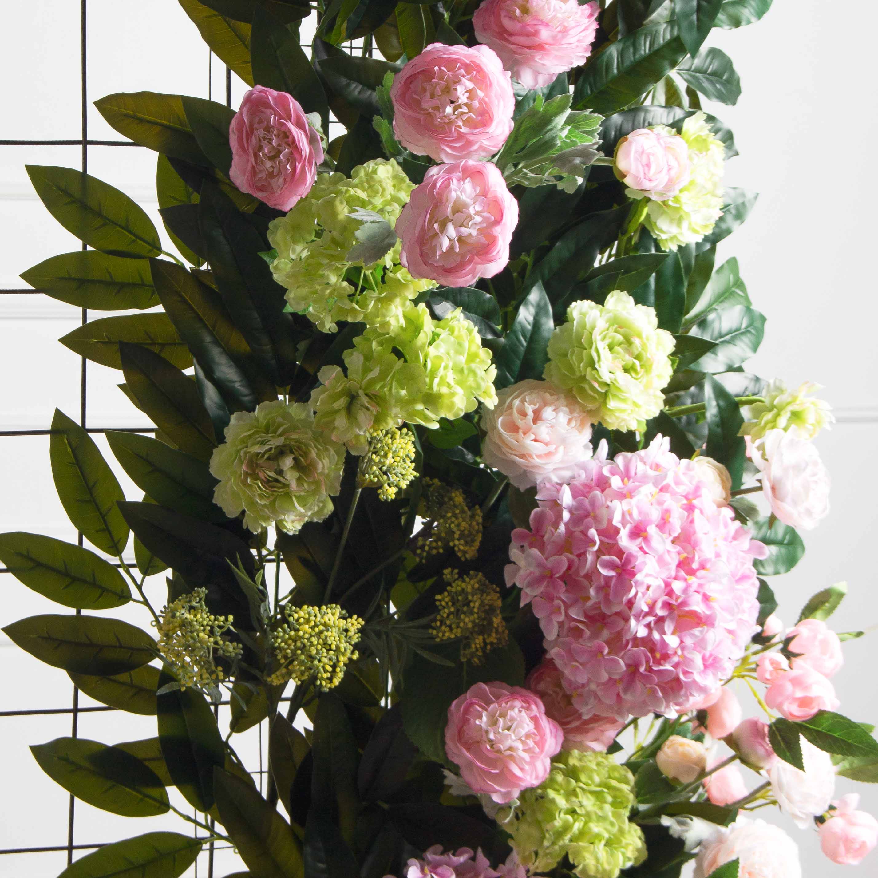 ДЛ162(з)(F) Декор входной группы цветочный h260см (шир 40-60см)_6