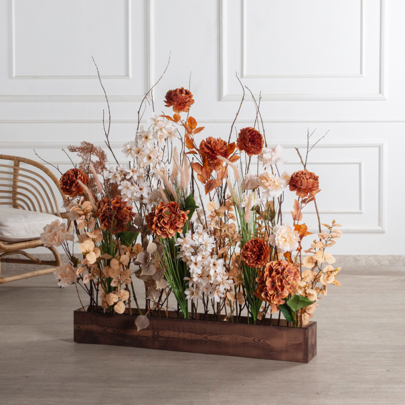 К545(Пр)(F) Композиция искусственная на основании,бежево-терракотовая_1