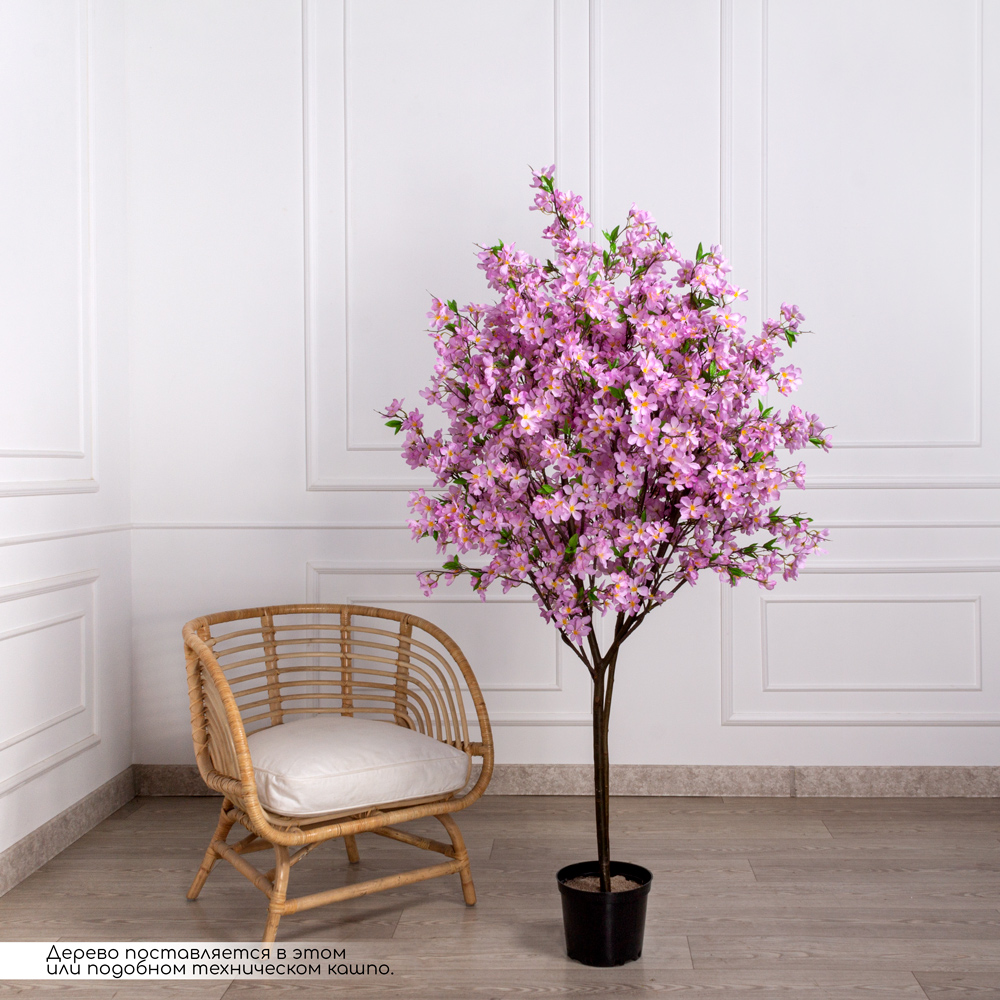 180/РН/517-2(Пр) Сакура искусственная h180см, сиреневая_1