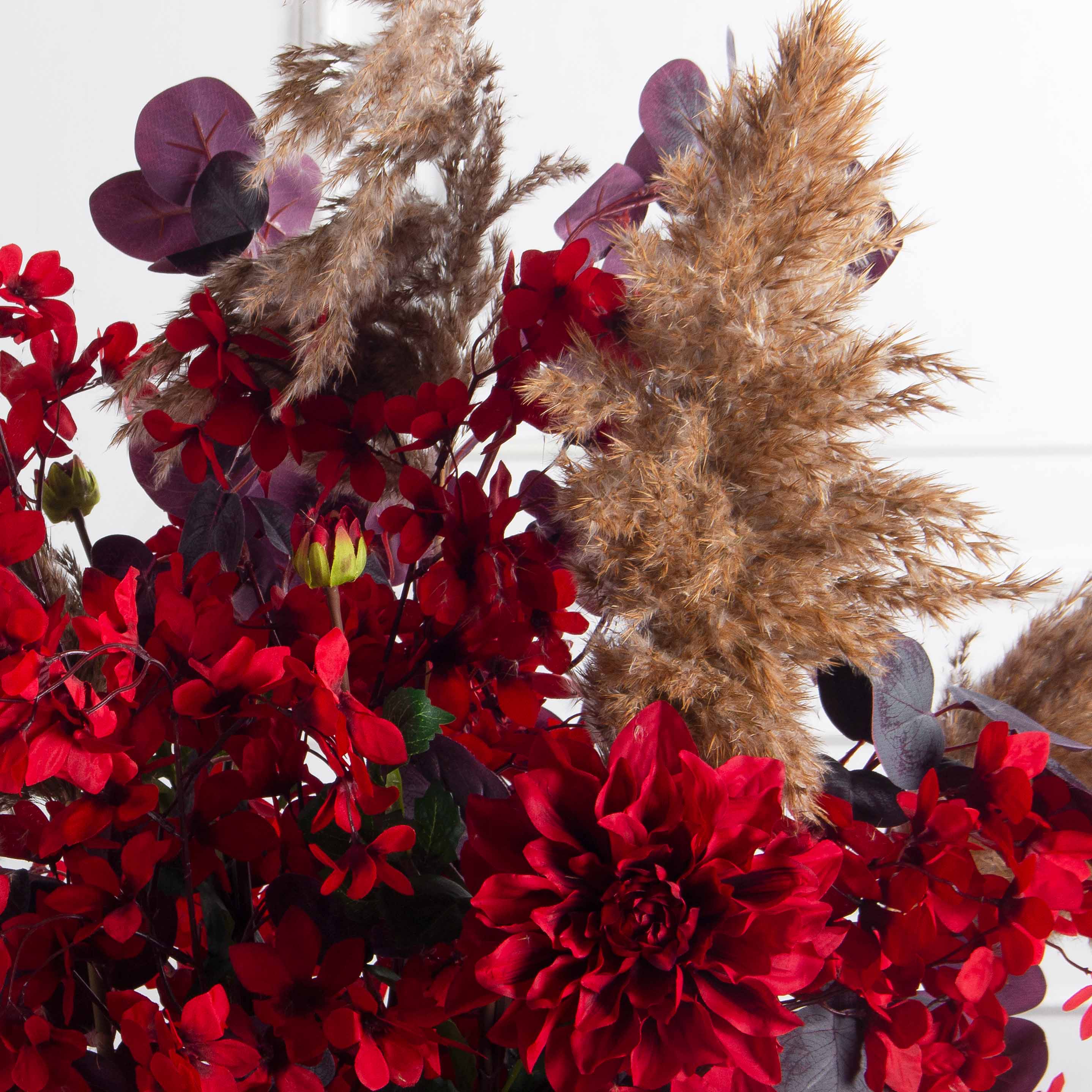 К549(Пр)(F) Композиция искусственная на основании, красно-бордовая_5