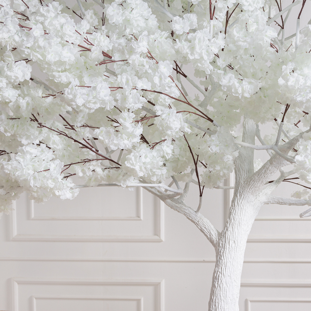 280МЕТст/разб/ОБ/225(з)(ПР)(F) Сакура искусственная Элит разборная h280см, белая_1