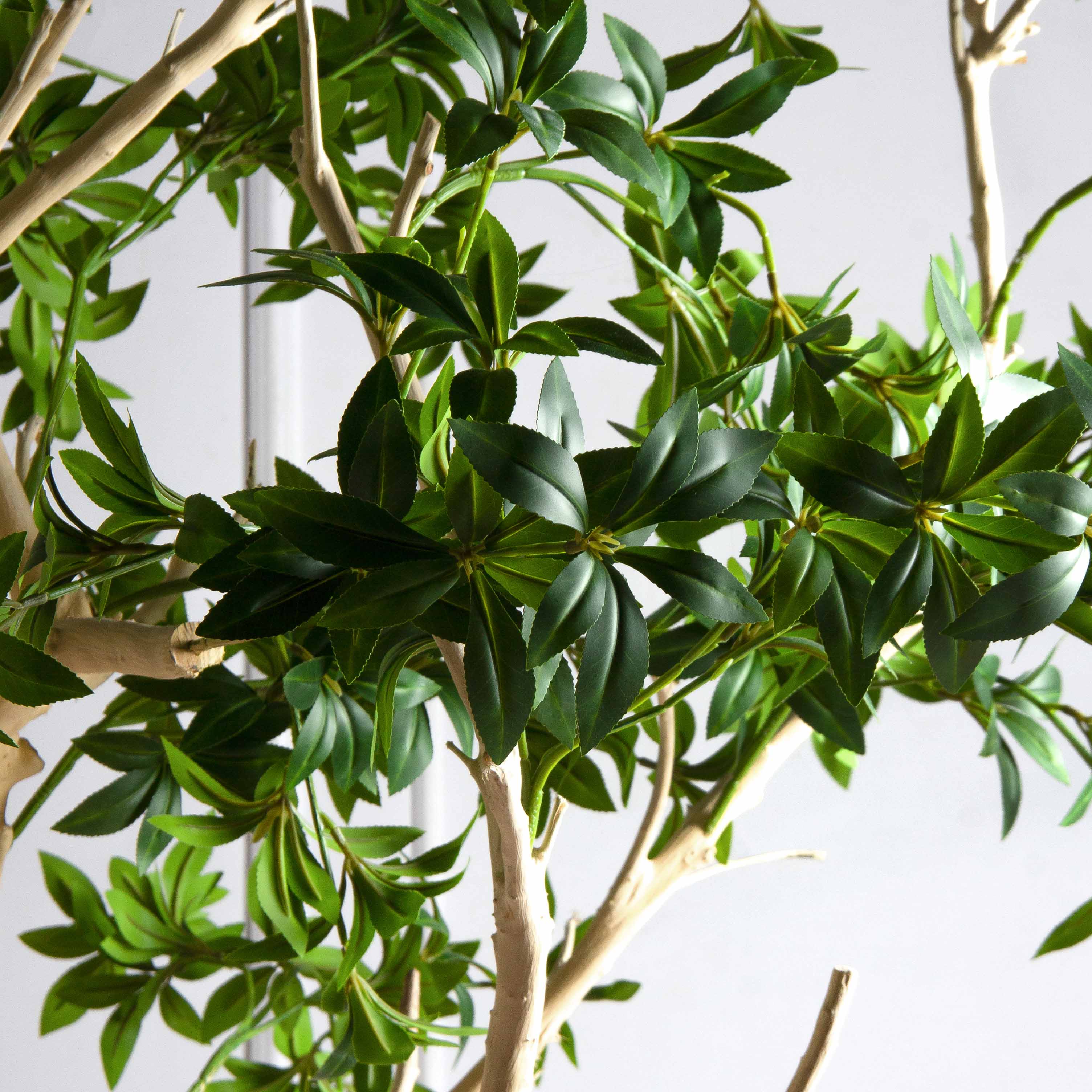 200/ДА/526(з)(F) Бересклет искусственный h200 d160см в кашпо d33 h24,5см, латекс_8