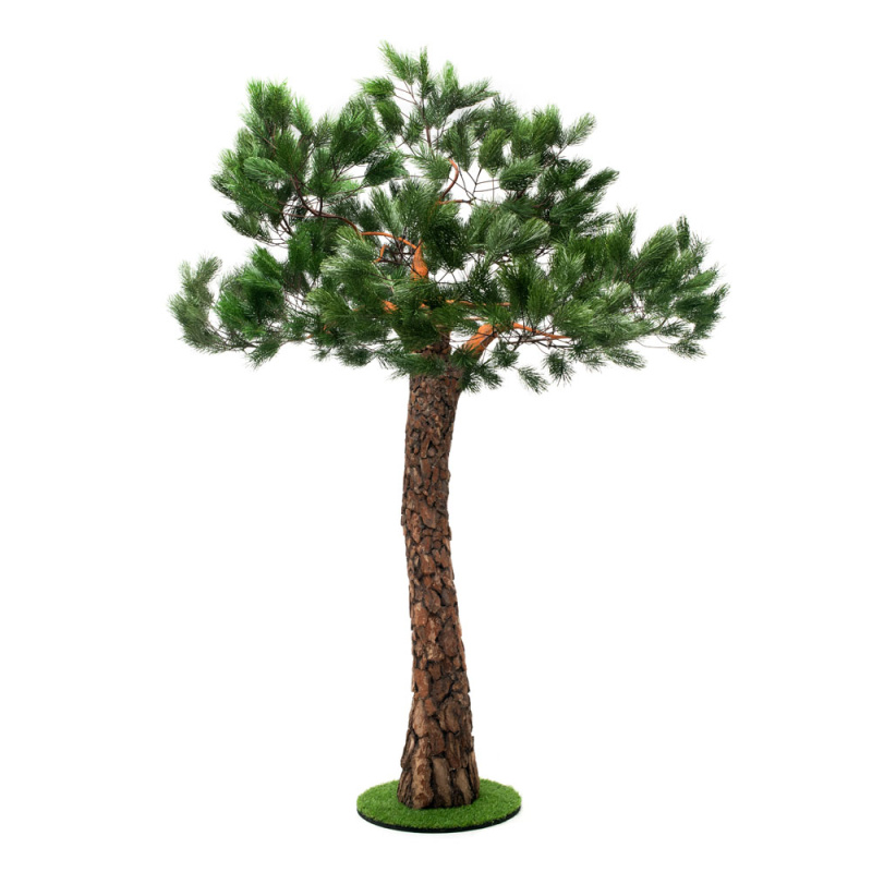 250разб/нат/224(з.) Сосна с натур.корой h-250см