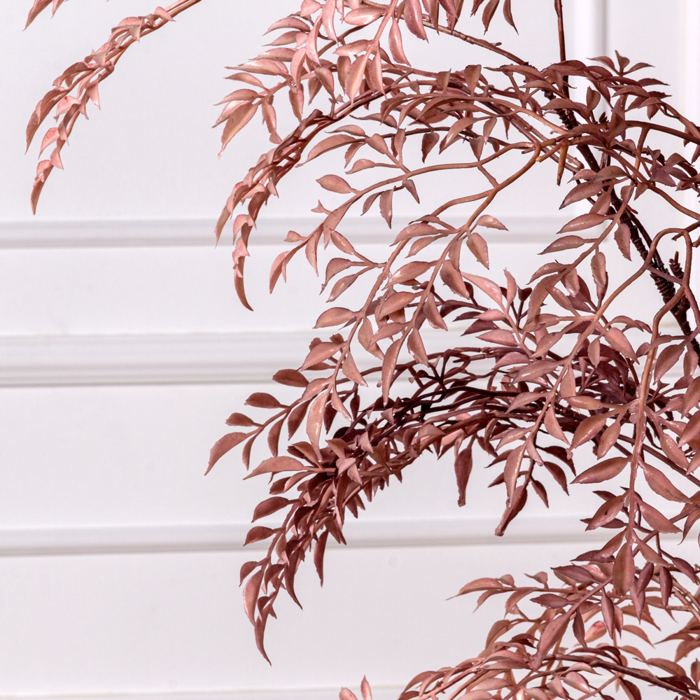 220/РН/489 Дерево искусственное h220см на основании, светло-бордовое _3