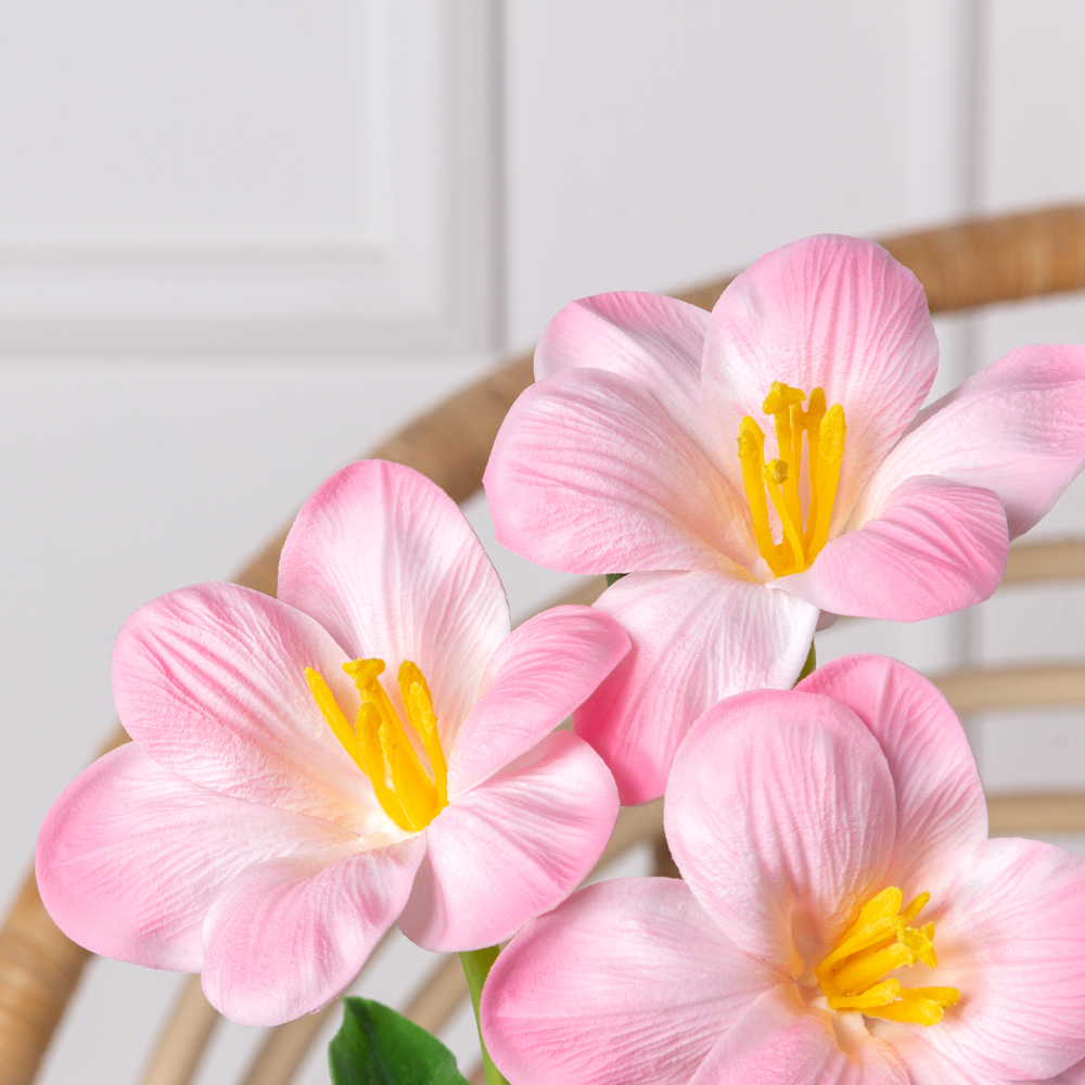 7141А/0443-02/1Р Тюльпан распустившийся искусственный d8см, h50см, розовый_2