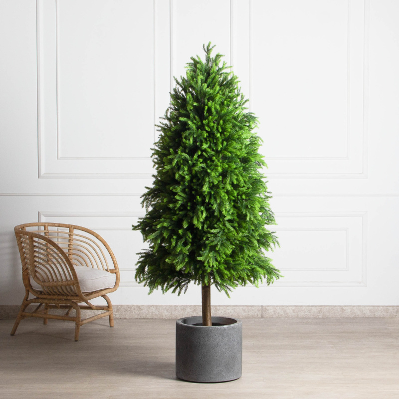 180/628-1(з)(F) Ель искусственная h180см в кашпо_1