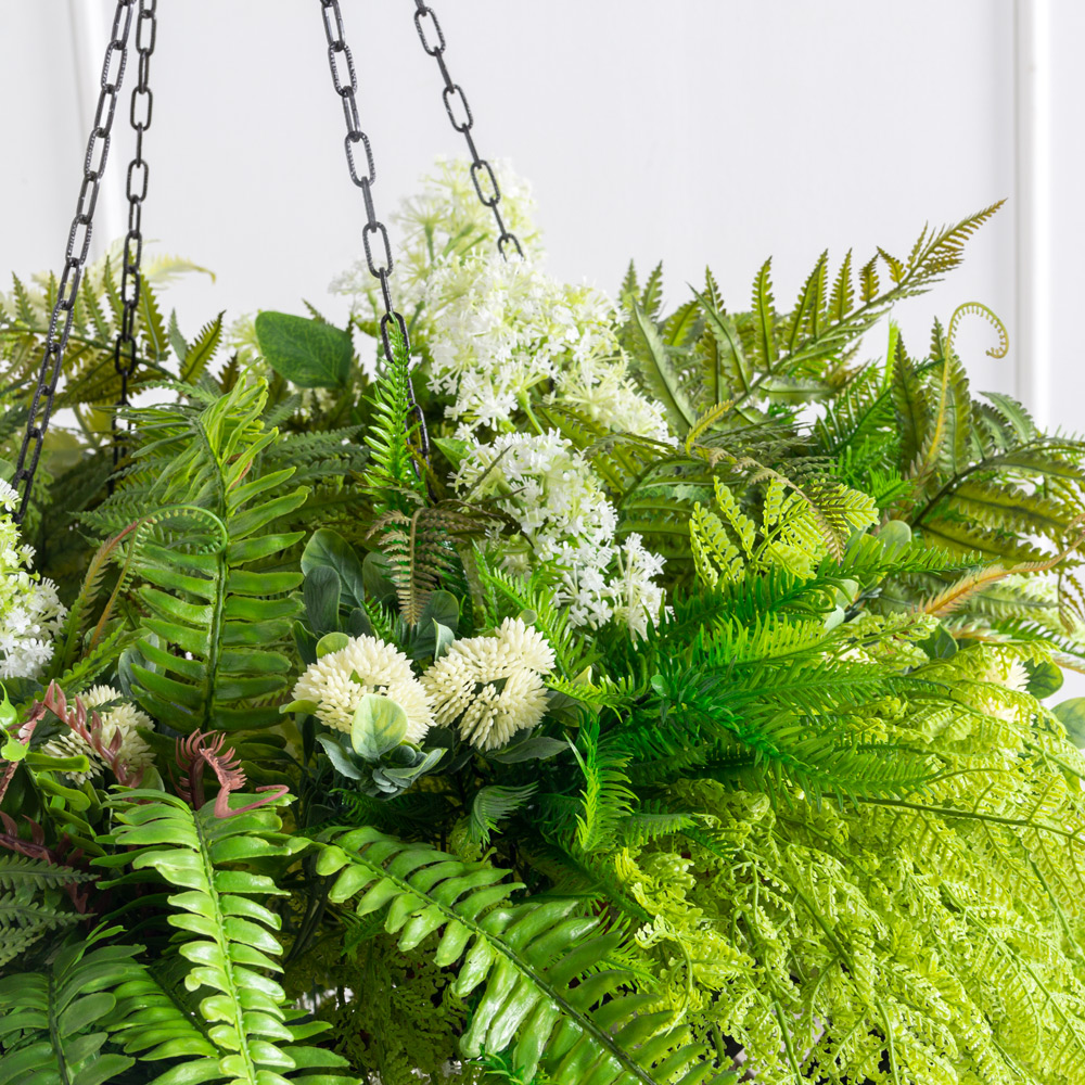 КЗ/27(Пр)(F) Композиция с ампельными растениями на декорированной основе d58см_9