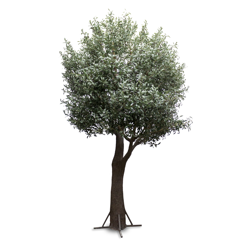 320разб/465(з.) Дерево искусственное Оливковое разборное Премиум h320см _2