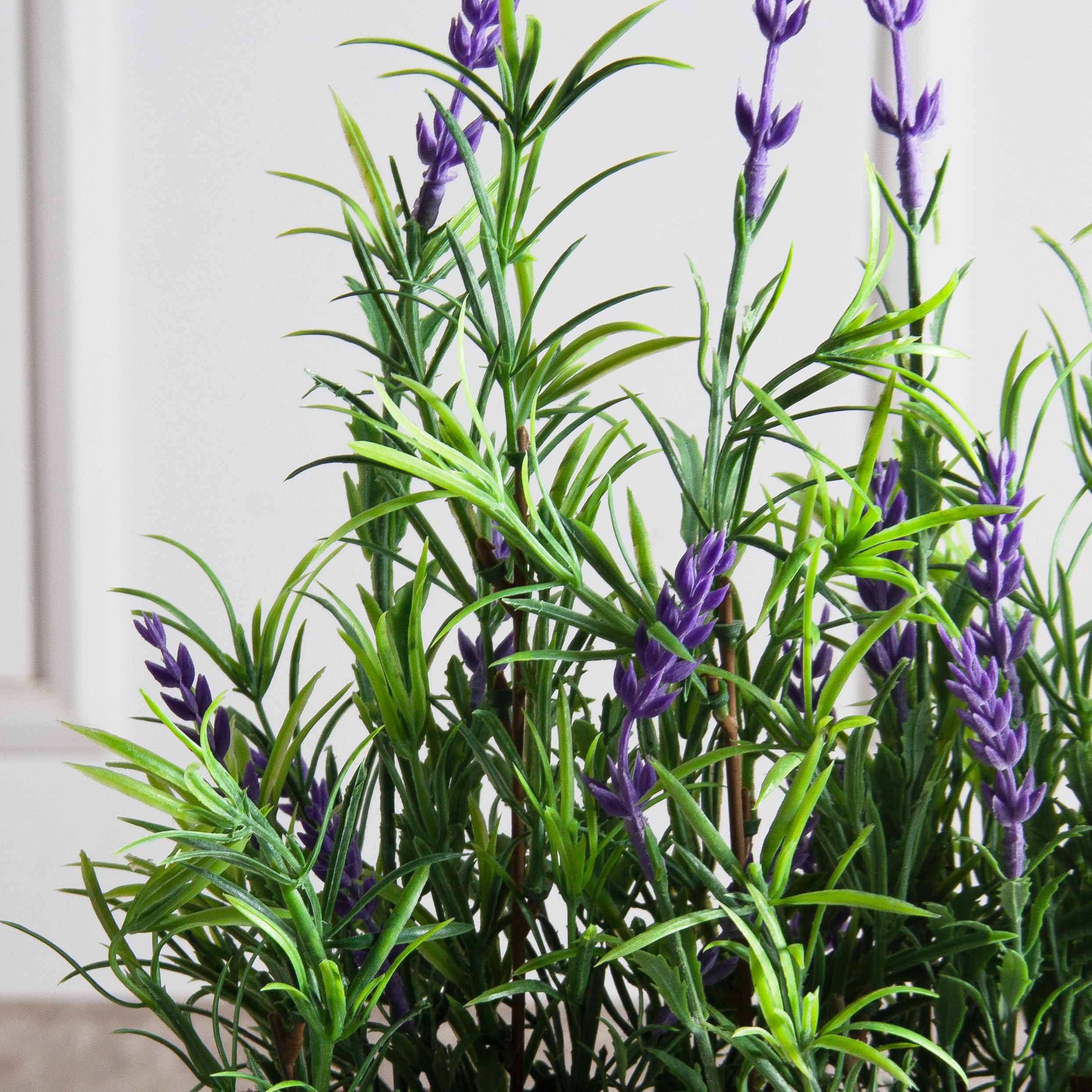 ТД026(F) Лаванда искусственная h20см в кокосовом боксе 25х8х8см_4