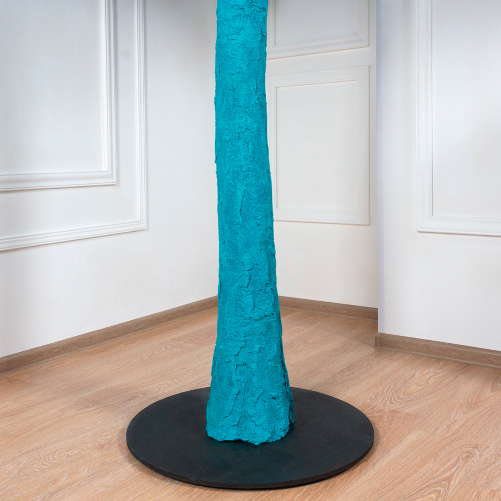 250Разб/176(з.) Гинкго искусственный h250см, d170см(бирюза)_5