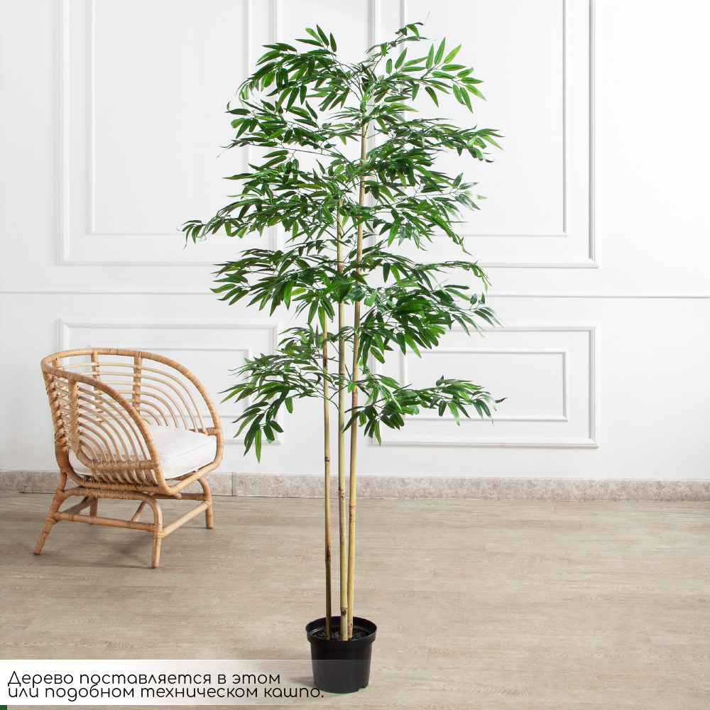 180/ЭК/755(Пр)(F) Бамбук искусственный 3 ствола,h180см (латекс)_2