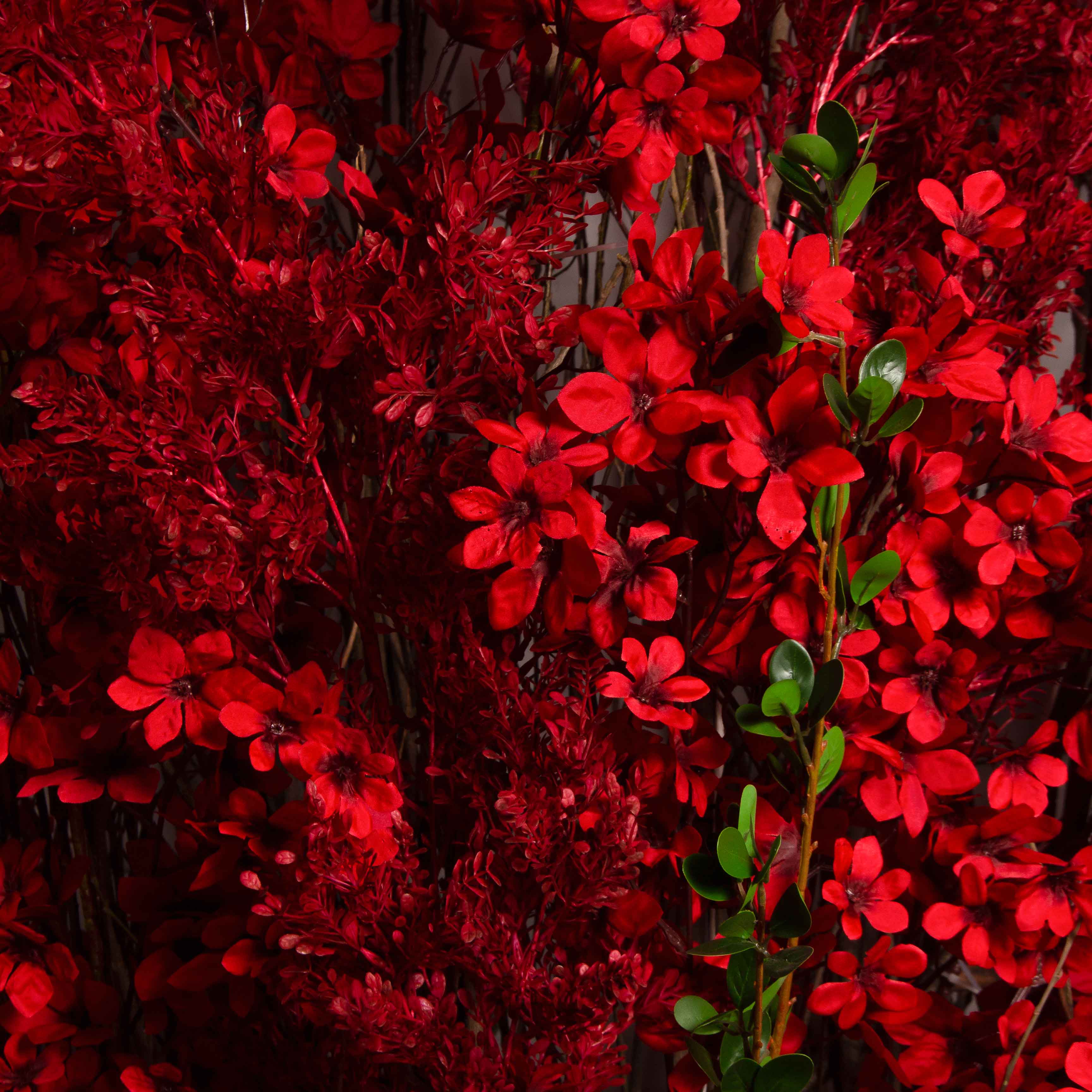 ДЛ157(F) Декор входной группы цветочный h 340 см на стволах, пристенный_4