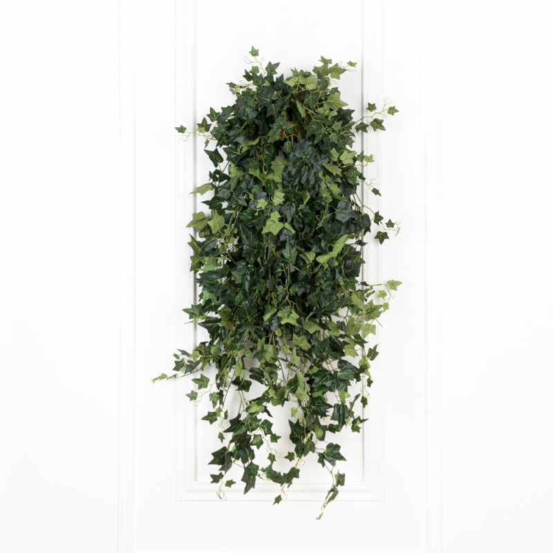 КС78-1(з) Хедера искусственная ампельная в кашпо, зеленая