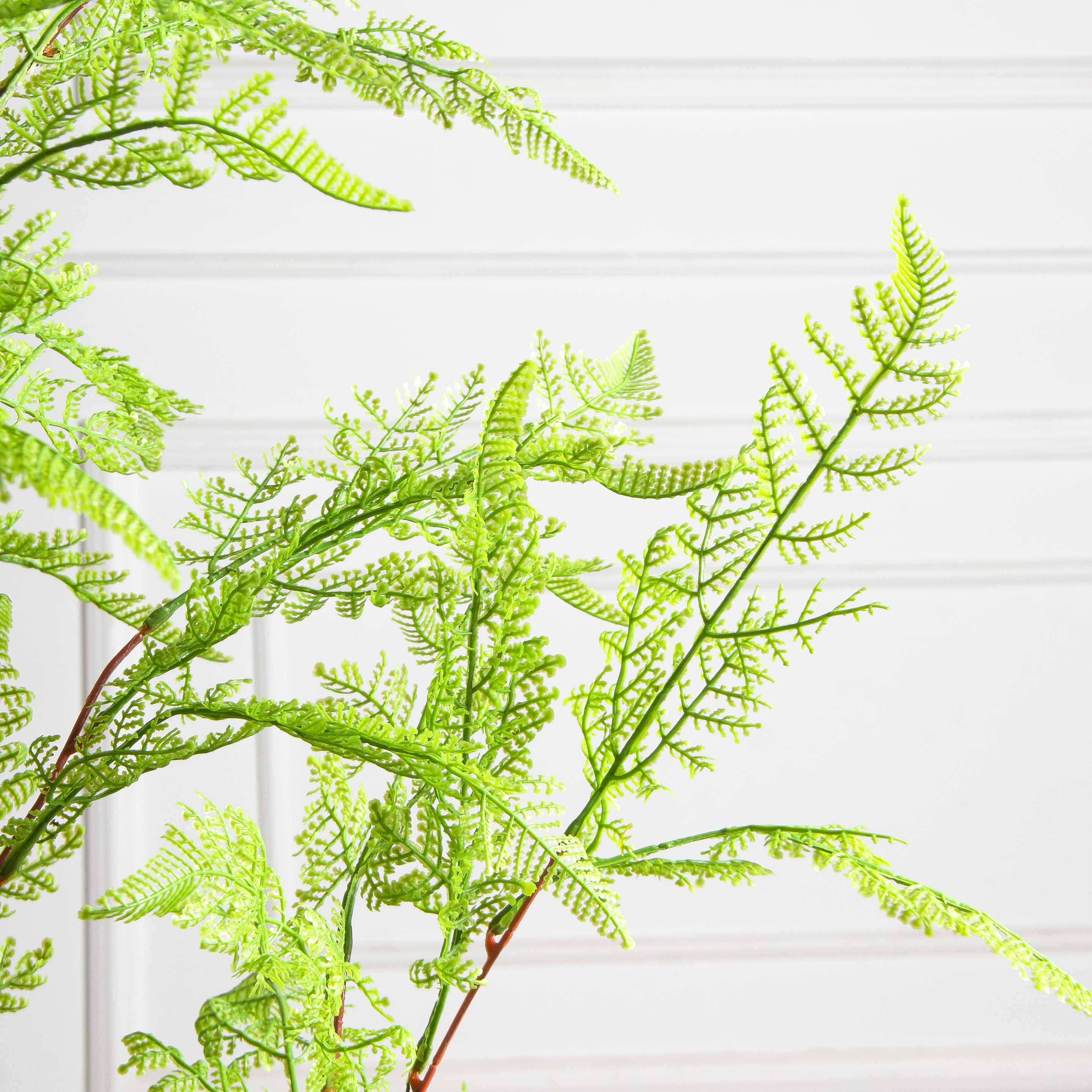 120/К/ОС/204(F) Папоротник Даваллия искусственный куст h120см (латекс)_5