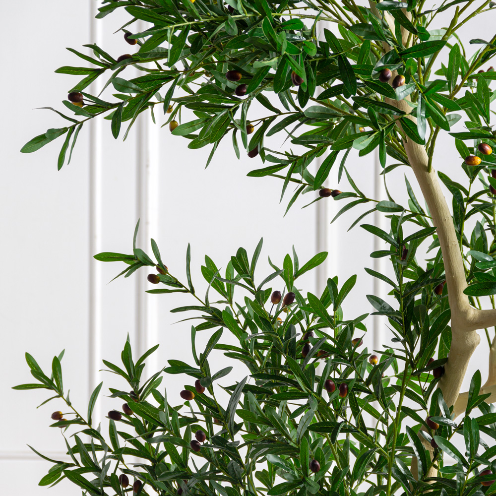 220/ДА/4655(Пр)(F) Оливковое дерево искусственное с плодами h220см, латекс_4
