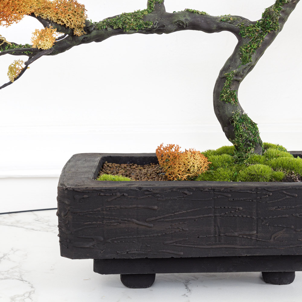 БМ040/31(з.) Бонсай искусственный со мхом h40см;L50см_5