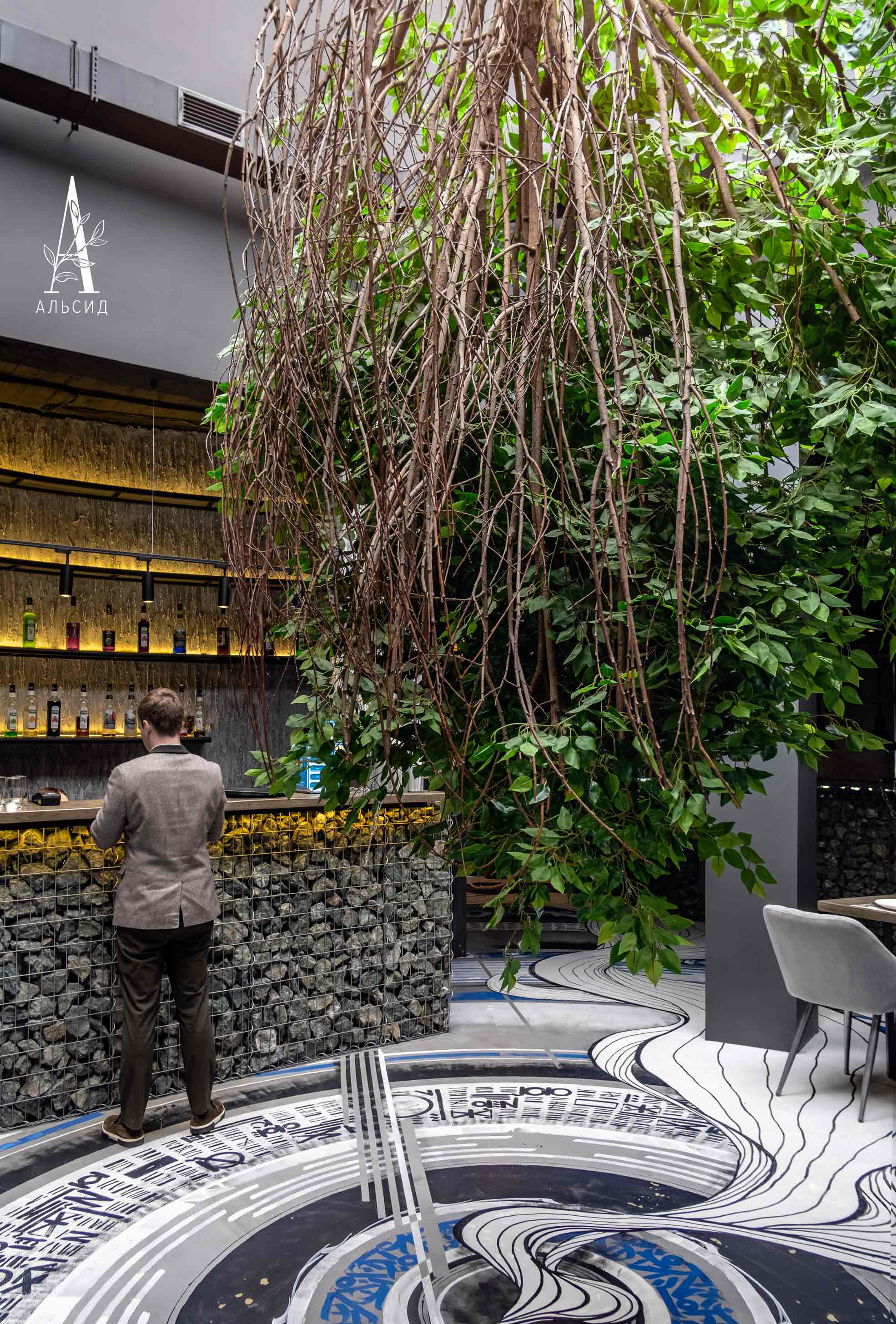 600Разб/РН/34(з.) Фикус искусственный h600см_11