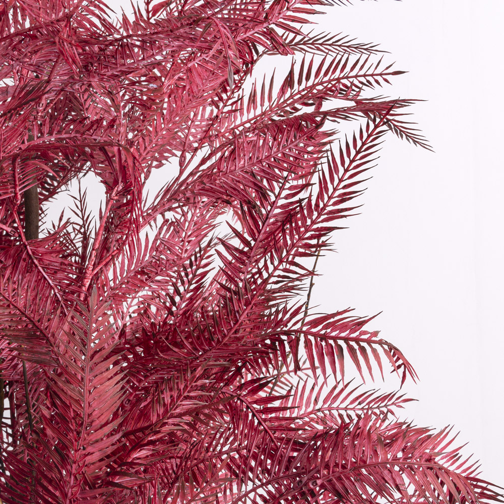 290/РН/488(з.) Альбиция искусственная интерьерная h290см, бордовая_3