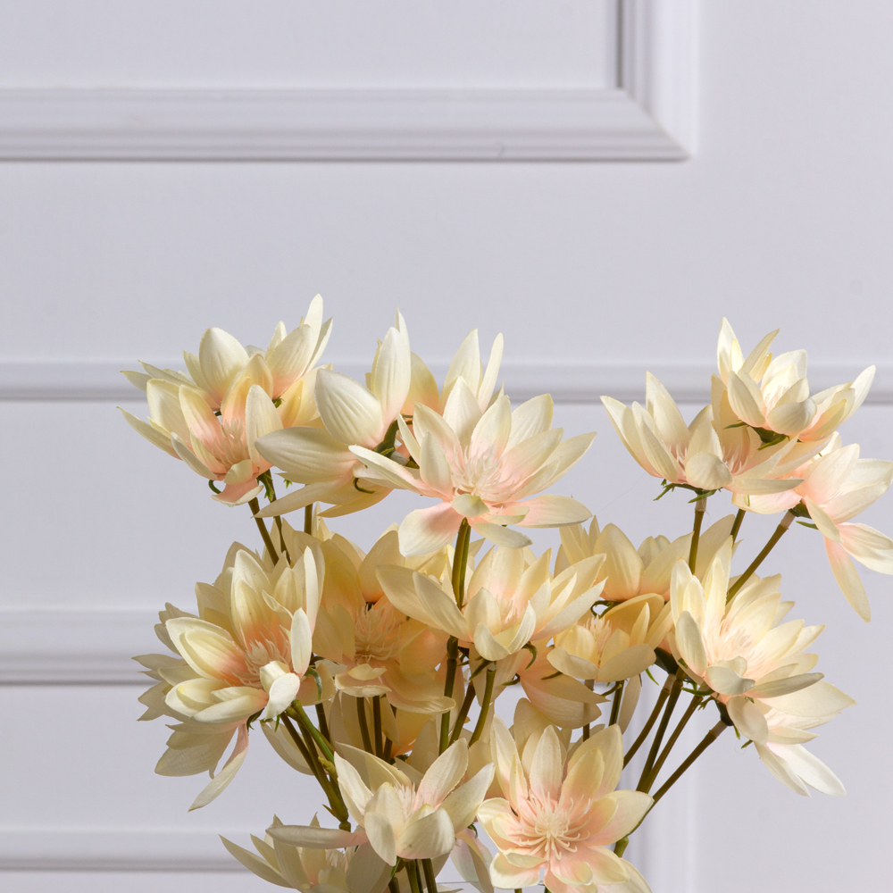 7141А/0443-10/20Р Морозник искусственный ветка. 10 голов, h55см, крем.розов._1