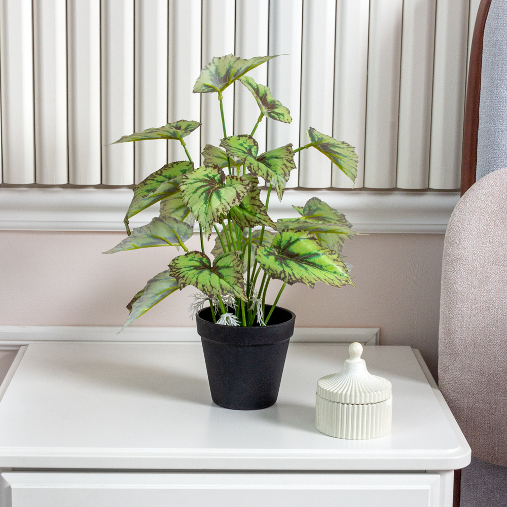 ЦС211-1(F) Бегония искусственная салатовая_2